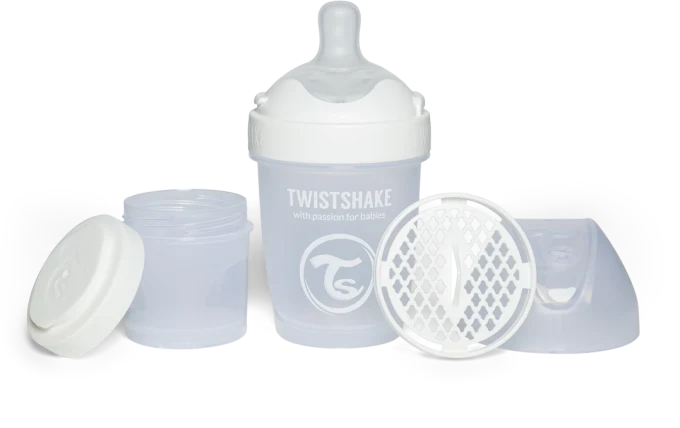 Twistshake Nappflaska Anti-kolik Pro Double 180 ml  Vit Twistshake