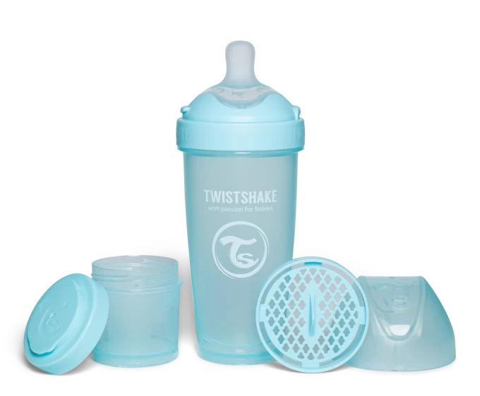 Twistshake Nappflaska Anti-kolik Pro Double 330 ml Blå Twistshake