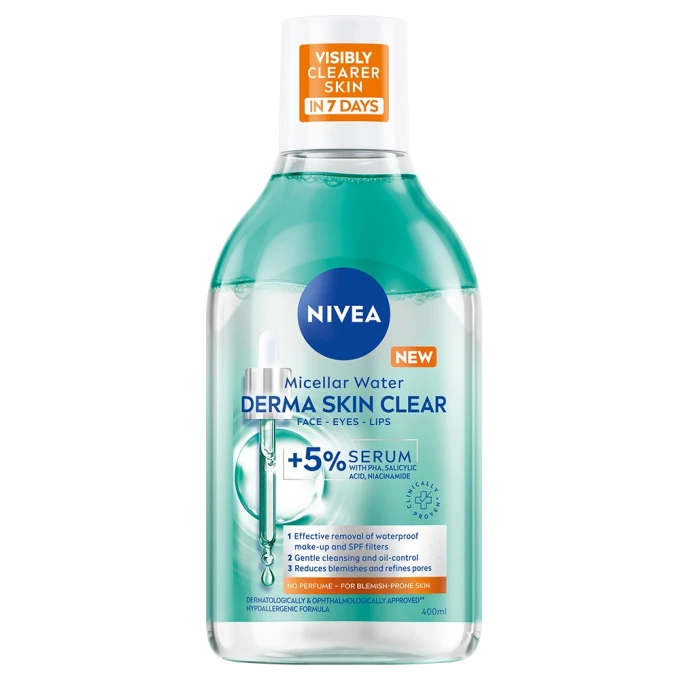 Nivea Micellar Water Derma Skin Clear 400 ml Nivea