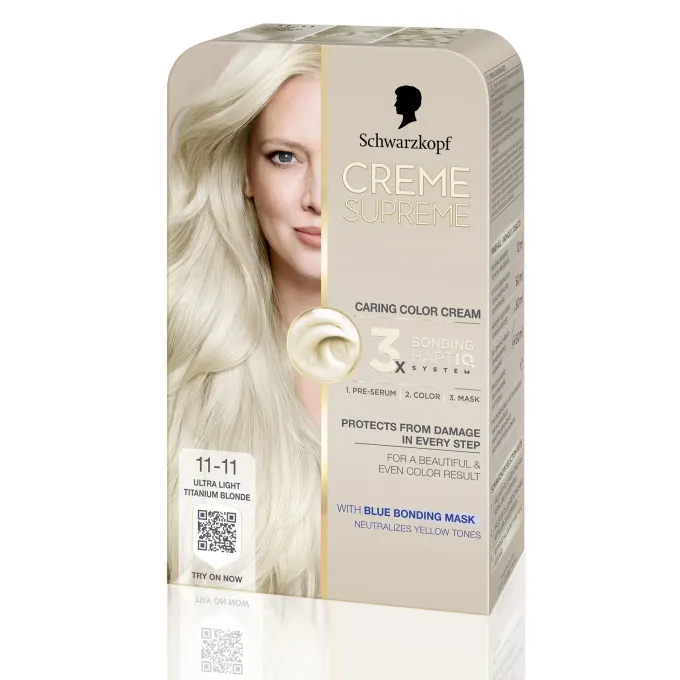 Schwarzkopf Creme Supreme 11-11 Ultra Light Titanium Blonde Schwarzkopf