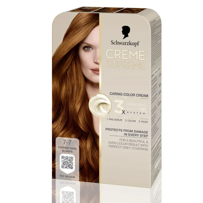 Schwarzkopf Creme Supreme 7-7 Copper Dark Blonde Schwarzkopf