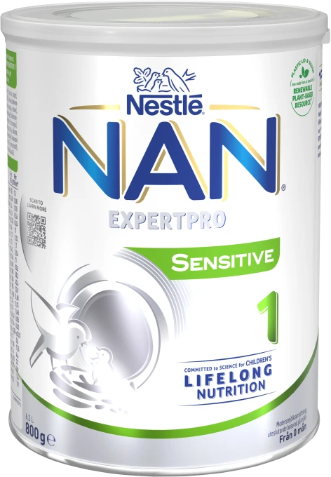 NAN Expertpro Sensitive 1 Modersmjölkersättning 800 g Nan