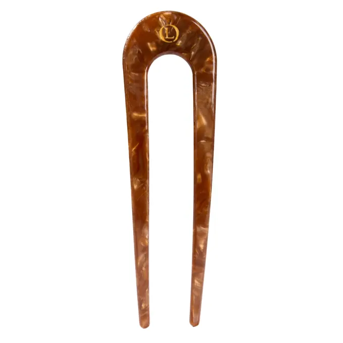 Lenoites Eco-friendly French Hair Pin  Cocoa Brown Lenoites
