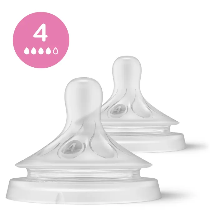 Philips Avent Natural Response Dinapp flöde 4 2-pack Philips Avent