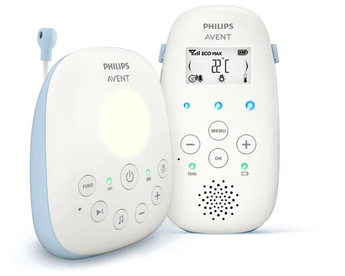 Philips Avent DECT Babyvakt med Nattlampa Philips Avent
