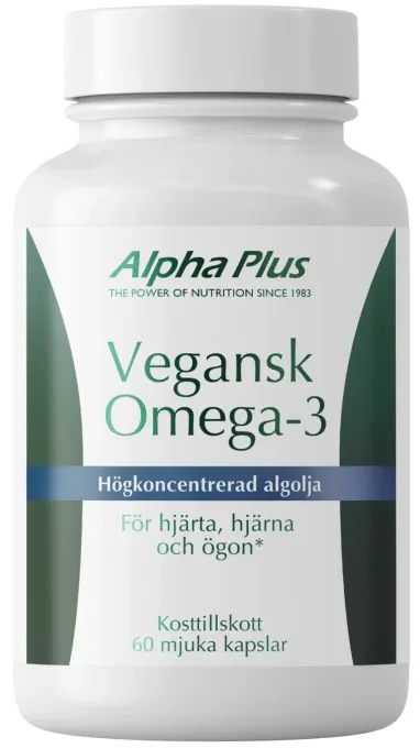Alpha Plus  Omega-3 60 mjuka kapslar Alpha Plus