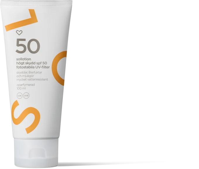 Hjärtats Sollotion SPF 50, 100 ml Hjärtats