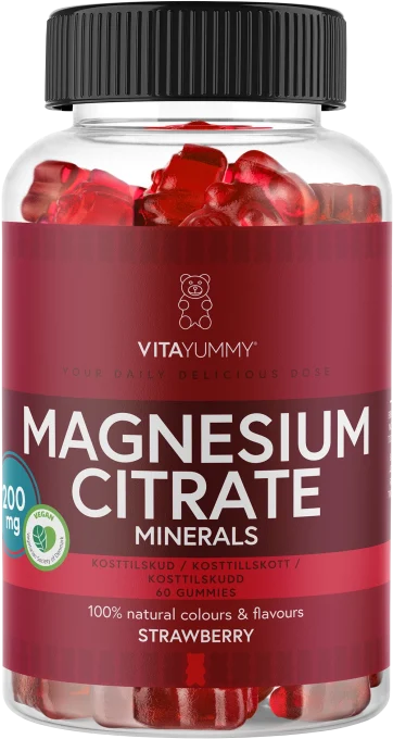 VitaYummy Magnesium Citrate Strawberry 60 st VitaYummy