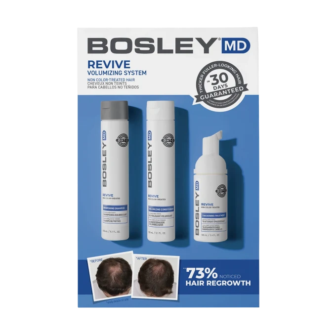 Bosley Revive Non Color-Treated Hair Starter Kit Bosley