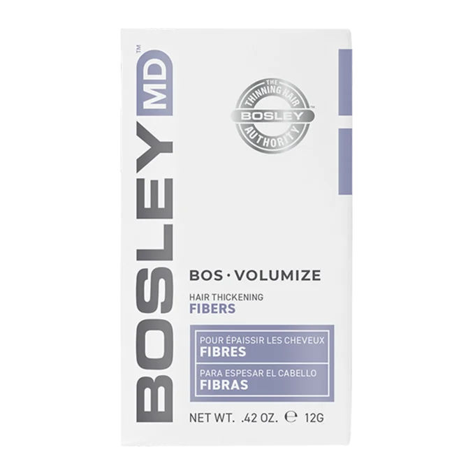 Bosley Hair Thickening Fibers Dark Brown Medium brown Bosley