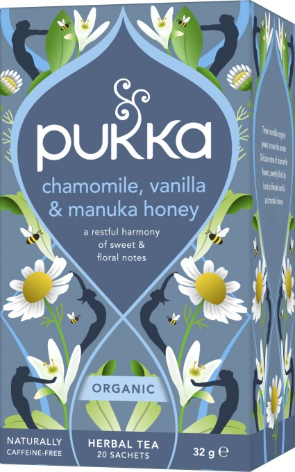 Pukka Örtte Chamomile, Vanilla & Manuka Honey 20-pack Pukka
