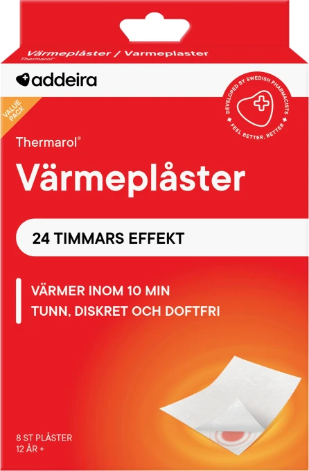 Addeira Thermarol Värmeplåster  8-pack Addeira Quicklax