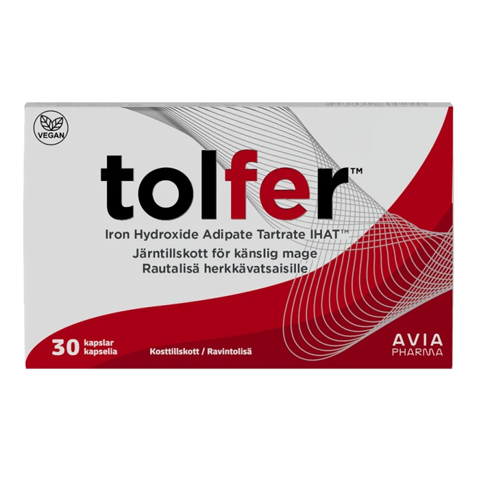 Tolfer Järn 30 mg 30 kapslar Tolfer