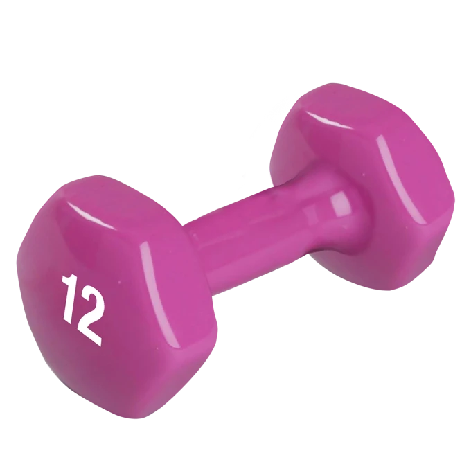 Spri Dumbbell Vinyl 5,5 kg Single Spri
