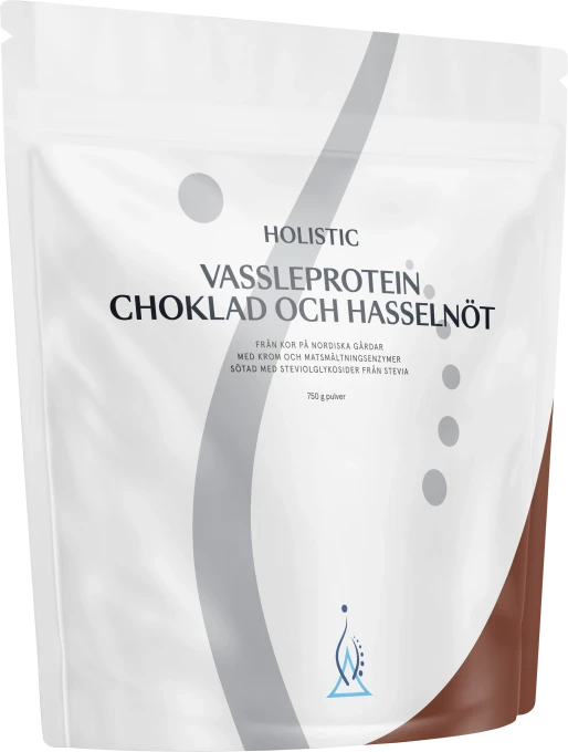 Holistic Vassleprotein hasselnöt och choklad 750 g Holistic