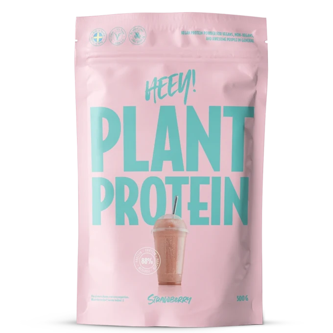 Heey! Veganskt Protein Jordgubb 500 g Heey!
