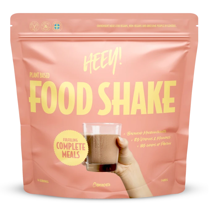 Heey! Vegan Food Shake Choklad 1,4 kg Heey!