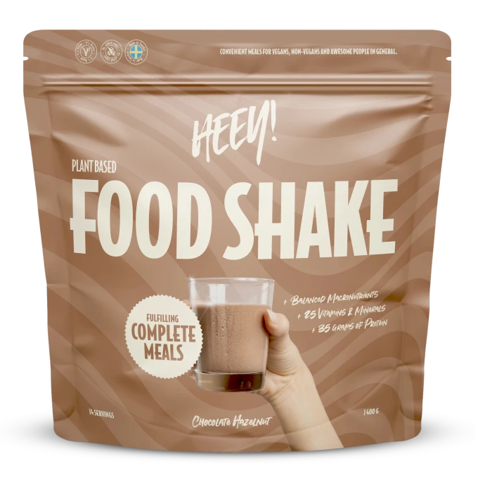 Heey! Vegan Food Shake Choklad Hasselnöt 1,4 kg Heey!