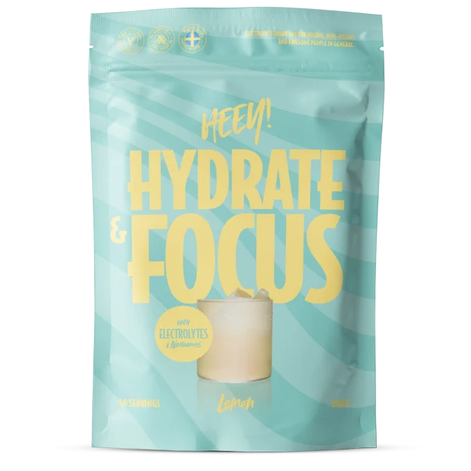 Heey! Hydrate & Focus Elektrolyter Citron 240 g Heey!