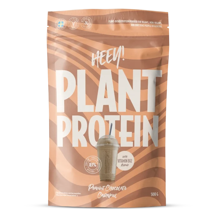 Heey! Veganskt Protein Jordnöt Choklad Karamell 500 g Heey!