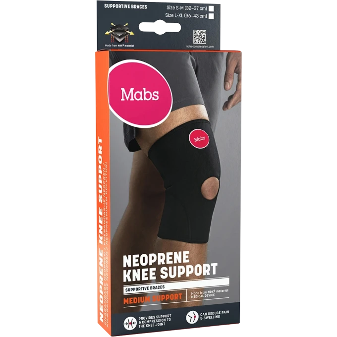 Mabs Neopren Knäbandage Svart S/M Mabs