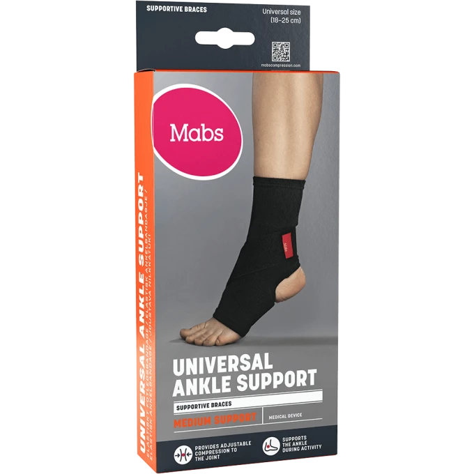 Mabs Fotledsstöd Svart One Size Mabs
