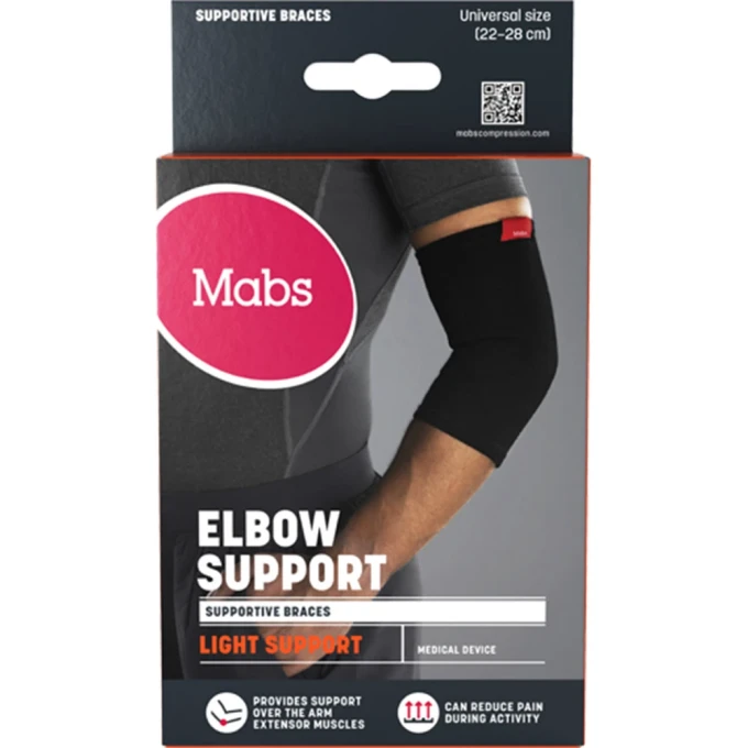 Mabs Armbågsstöd Svart One Size Mabs
