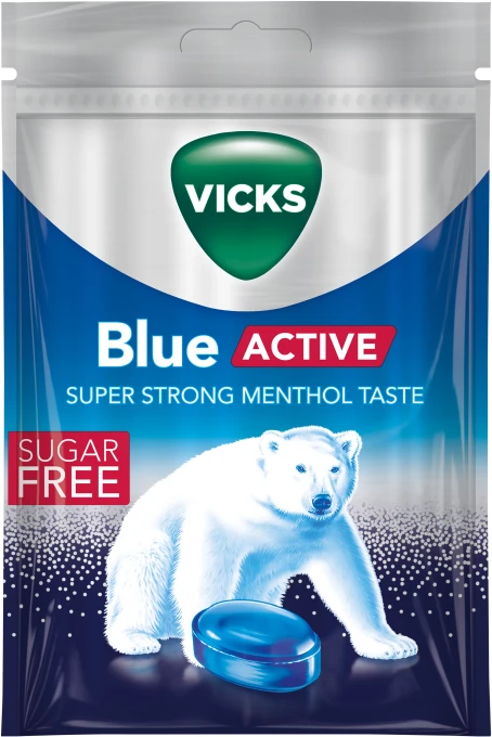 Vicks Blue ExtraStrong Sugar Free 72gx20 Vicks