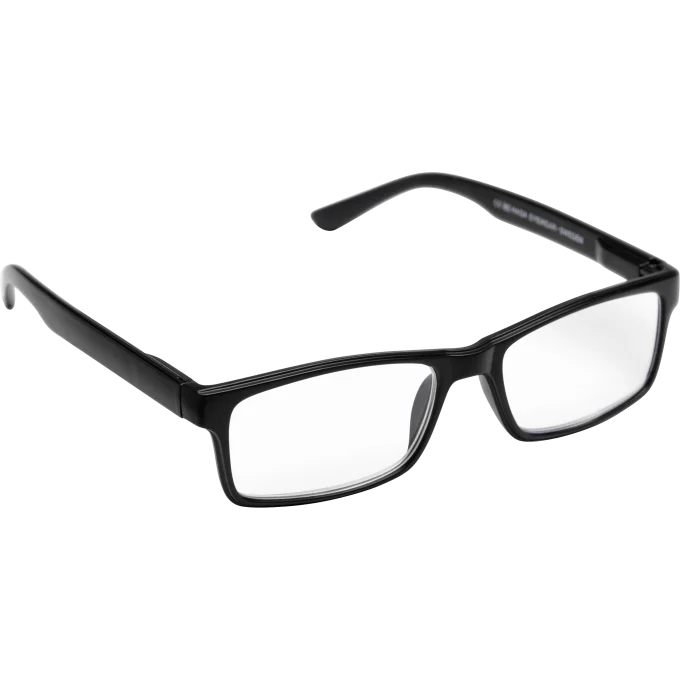 Lix by Haga Nybro Matt Black +2,0 Haga Optik