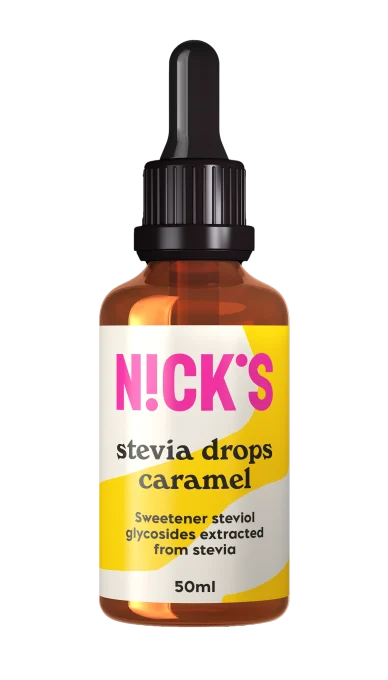 NICK'S Caramel Stevia Drops 50 ml Nicks