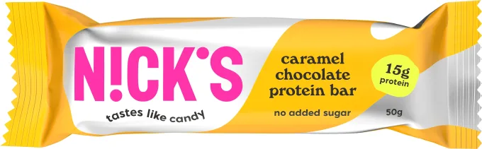 NICK'S Protein Bar Caramel Chocolate Nicks