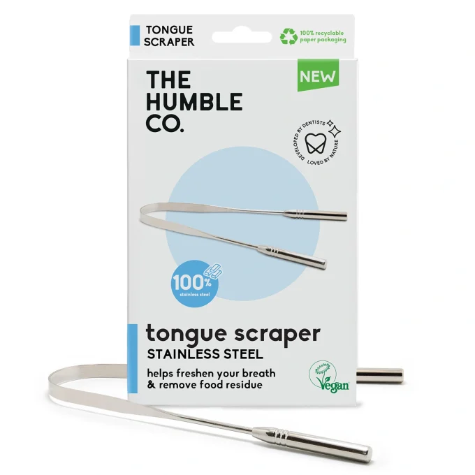 Humble Stainless Steel Tongue Scraper 1st Humble