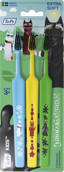 TePe Kids Sommarskuggan Tandborste 3+ år 3 st TePe