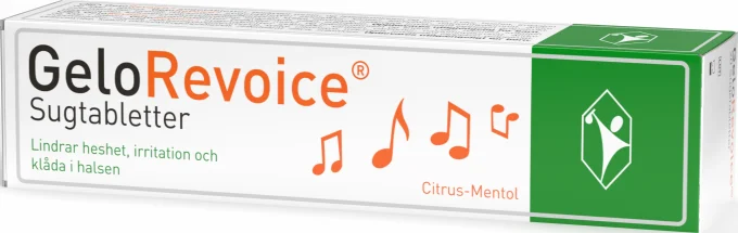 GeloRevoice halstablett 20 st Citrus-Mentol Gelorevoice