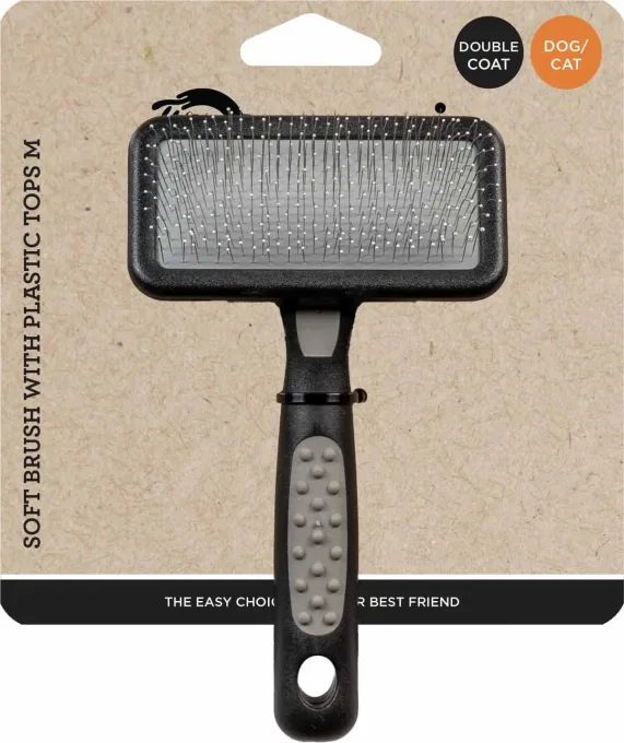 Ozami Soft Brush with Plastic Tops Medium 14,5x9x3cm Ozami