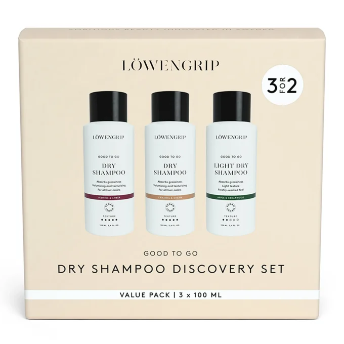 Löwengrip Good To Go Dry Shampoo Discovery Set 100 ml x3 Löwengrip