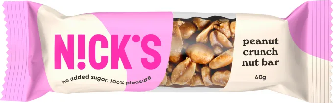NICK'S Nut Bar Peanut Crunch 40 g Nicks