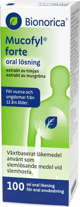 Mucofyl Forte Oral Lösning 100 ml mucofyl, Bionorica