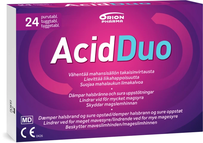 AcidDuo Tuggtablett  24 st Acidduo