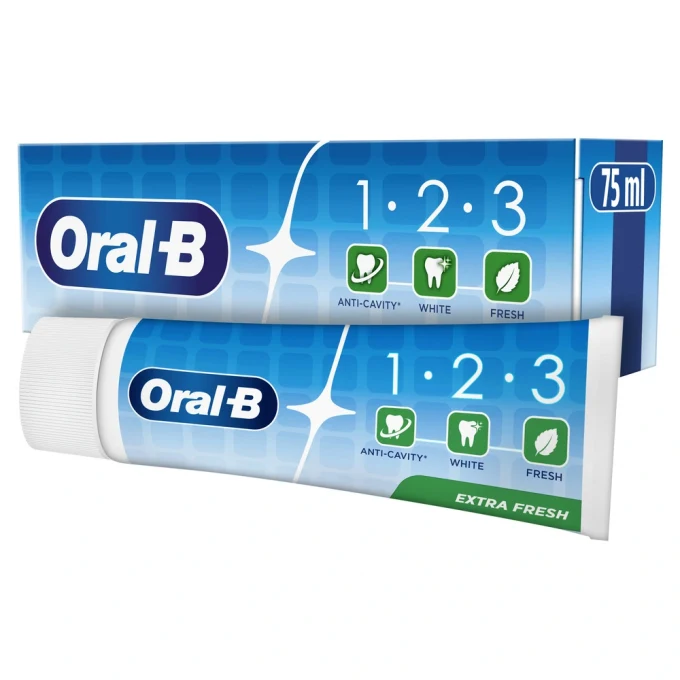 Oral-B 1-2-3 Tandkräm 75 ml Oral-B