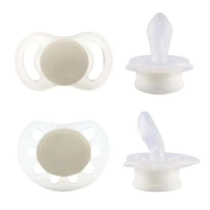 Esska Newborn Napp  +0-2 månader 2-pack Off White Esska