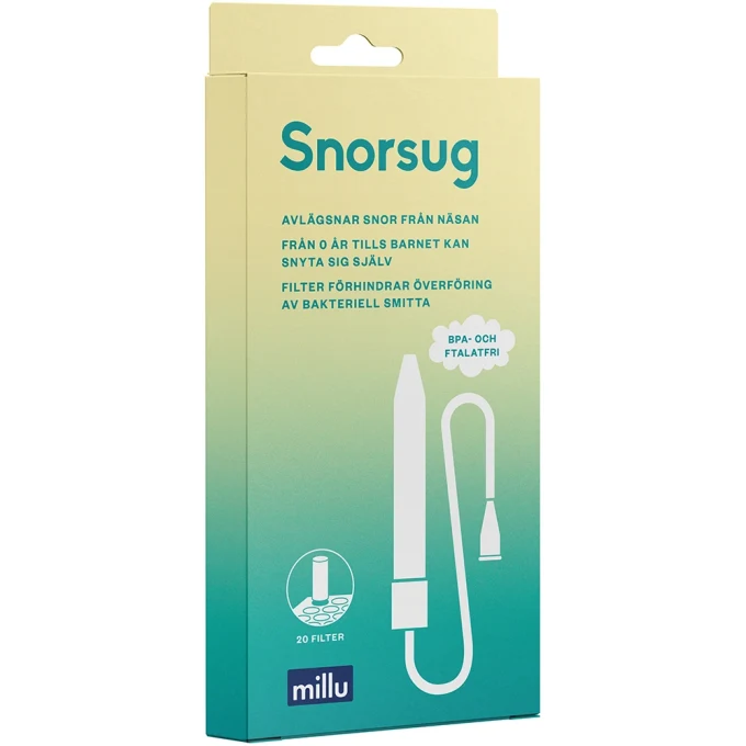 Millu Snorsug + 20 filter Millu