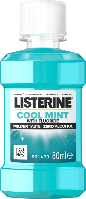 Listerine Cool Mint Milder Taste Munskölj 80 ml Listerine
