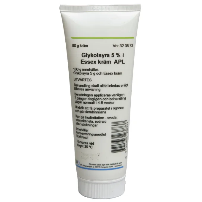 Glykolsyra 5% i Essex Kräm APL 90 g Apl
