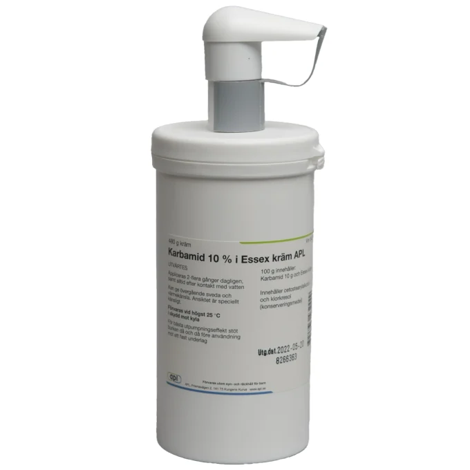 Karbamid 10% i Essex Kräm APL 480 g Apl