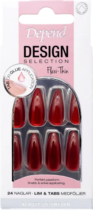 Depend Design Selection 24 st Ruby Red Almond Depend