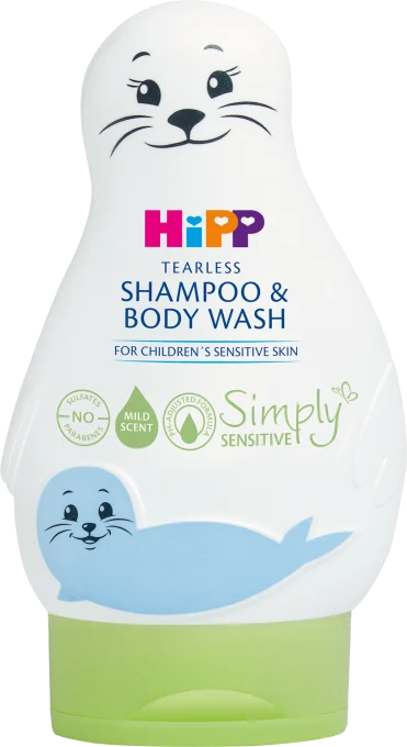 HiPP Tearless Shampoo & Body Wash 200ml HIPP
