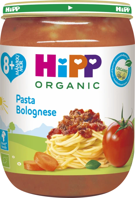HiPP Pasta Bolognese 8 mån 190 g HIPP