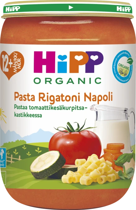 HiPP Pasta Rigatoni Napoli 12 mån 220 g HIPP