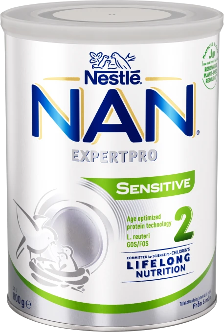 NAN Expertpro Sensitive 2 Tillskottsnäring 800 g Nan